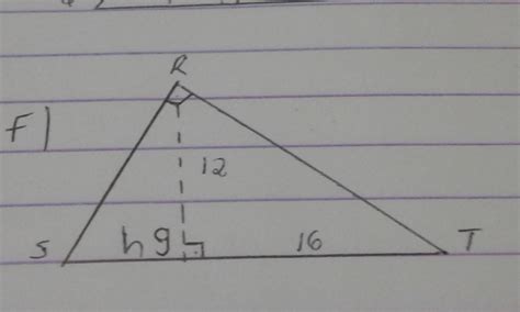 Calcule A Medida Do Elemento Desconhecido Nos Triângulos Retângulos