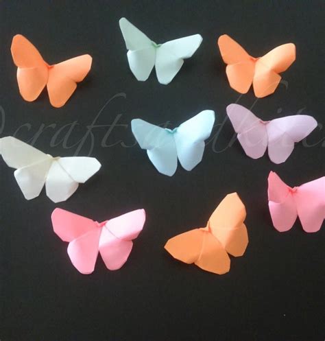 Diy Butterfly Craft Paper Butterflies Crafts And Kitchen