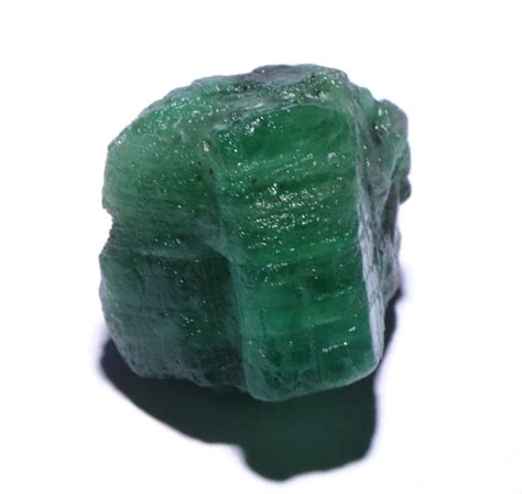 Green Emerald Specimen Rough Gemstone 2545 Ct Natural Etsy