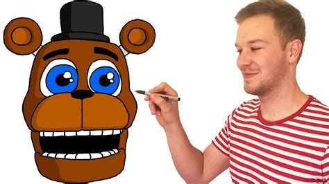 How To Draw Adventure Freddy From Fnaf World Preview Youtube