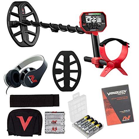 Minelab Vanquish 440 Metal Detector With V10 10″x7″ Double D Coil