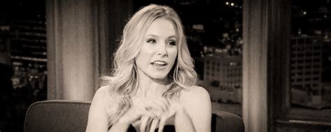 kristen bell interview s find and share on giphy