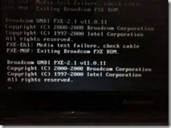 Komputer Zone: Problem PXE-E61 Media Test Failure Check Cable