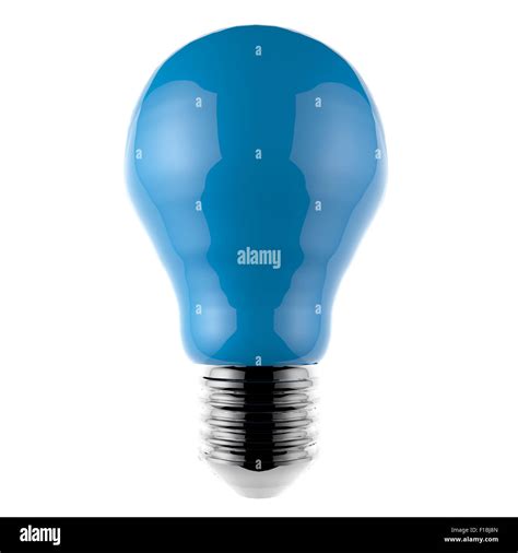 Blue Light Bulb 3d As Creative Concept Stock Photo Alamy