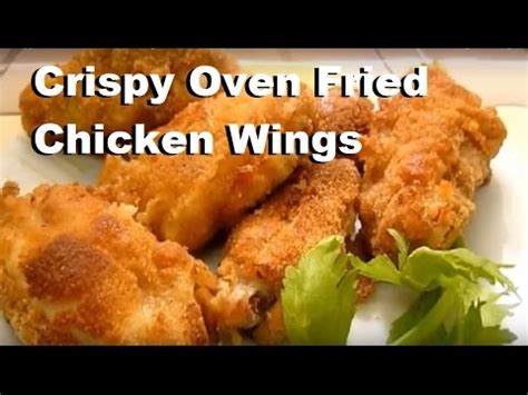 Fry chicken wings in hot oil until golden brown. Crispy Oven Fried Chicken Wings Italian Food - YouTube