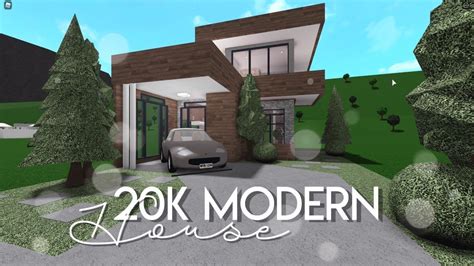 How big of a house can i build in bloxburg? Roblox | Bloxburg: 20k Modern House | Speedbuild - YouTube