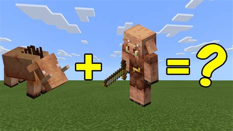 I Combined A Hoglin And A Piglin In Minecraft Heres What Happened