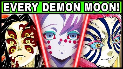 All Demon Moons And Their Powers Explained Demon Slayer Kimetsu N Slayer Demon Powers