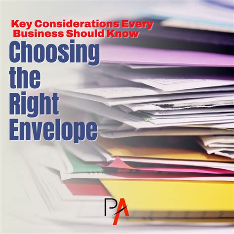 Choosing The Right Envelope 6 Tips A Business Should Know