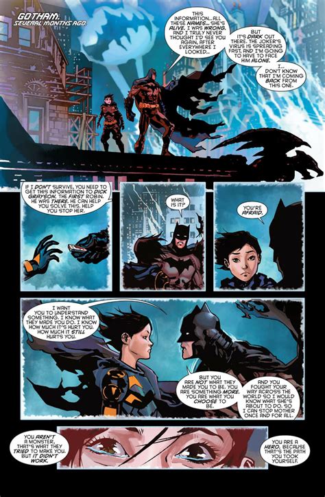 Comic Excerpt Bruce And Cass Batman And Robin Eternal 13 Rdccomics