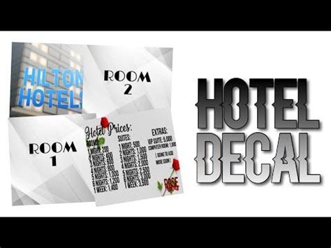 Dont forget to like comment share and subscribe. Roblox Bloxburg - Hotel Decal Id's - YouTube in 2020 ...