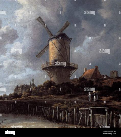 Jacob Isaacksz Van Ruisdael The Windmill At Wijk Bij Duurstede