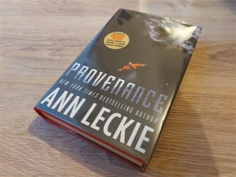 provenance ann leckie new signed numbered x 350 1st 1st uk hb promo card 9780356506951