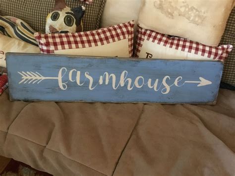 Handmade Primitive Wood Farmhouse Sign Rustic Country Home Decor Etsy
