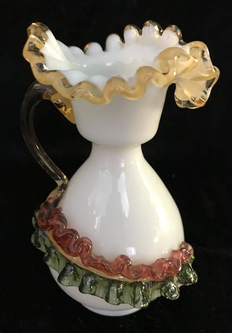 Victorian Glass Vase With Applied Acanthus Leaf Collectors Weekly