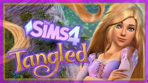 The Sims 4 Create A Sim Rapunzel Inspired Youtube