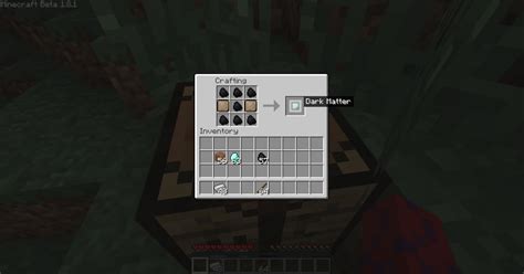 The first step to fixing this. Dark Matter Mod (No ModLoader) (Outdated) Minecraft Mod