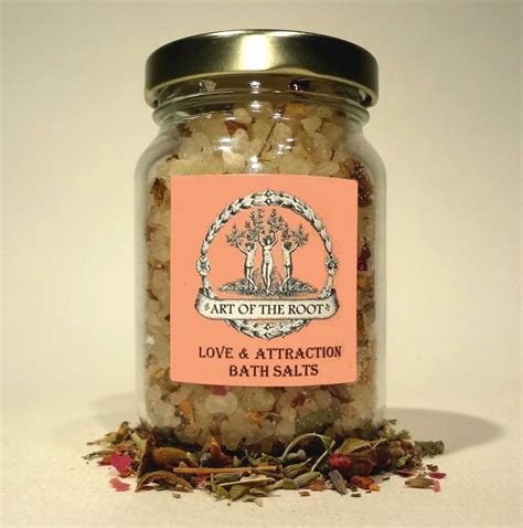 Love And Attraction Bath Salts For Hoodoo Voodoo Wicca And Pagan Rituals Bath Salts The