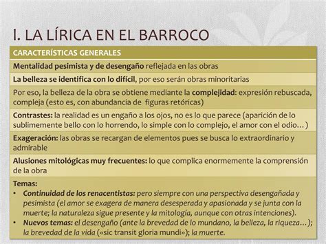 Ppt El Barroco LÍrica Y Prosa Powerpoint Presentation Free Download