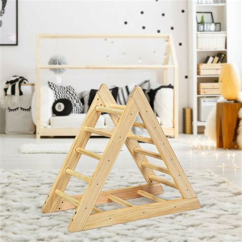 Wooden Climbing Pikler Triangle Ladder For Toddler Step Training In