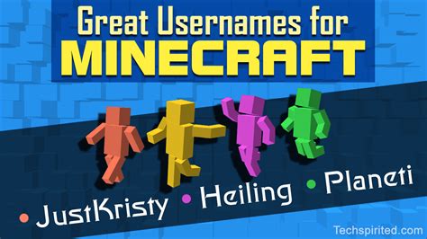 Aesthetic usernames | username ideas. Good Username Ideas for Minecraft - Tech Spirited