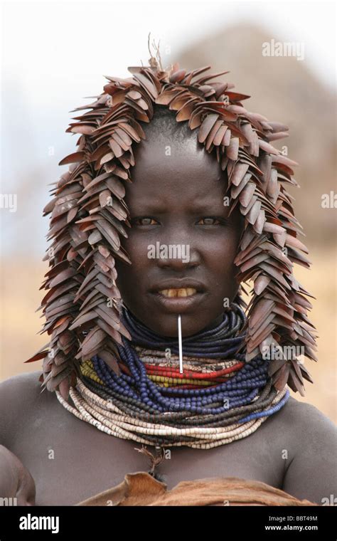 Africa Ethiopia Omo Valley Daasanach Tribe Woman Stock Photo Alamy