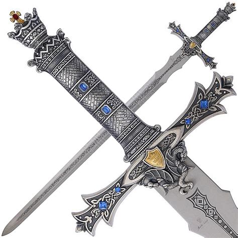 King Arthur Sword By Marto Of Toledo Spain Silver 35001 Toledo Swords