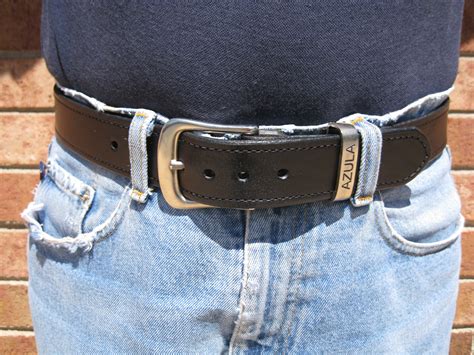 Azula Custom 1.5 Inch Plain Leather Belts - Azula Gun Holsters