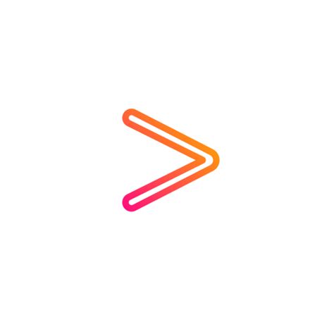 Less Than Symbol Generic Gradient Outline Icon
