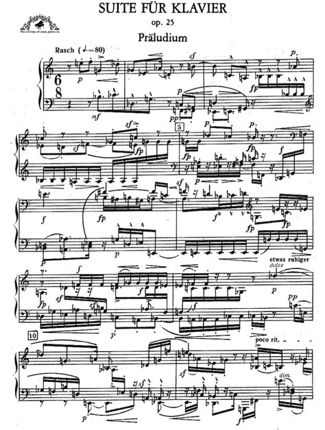Musicum Notes Arnold Schönberg