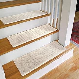 My outdoor wood steps are getting slimy and slippery from algae, the green stain that grows on them. Modern White Carpet Stair Treads | Stairs design, Carpet ...