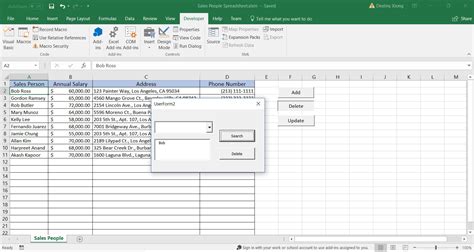 How Do I Use A Combobox And Textbox On A Userform In Vba To Search And Find Data On The Active