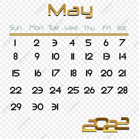 Mei Png Image Kalender Tahun 2022 Bulan Mei 2002 Calendar May Png