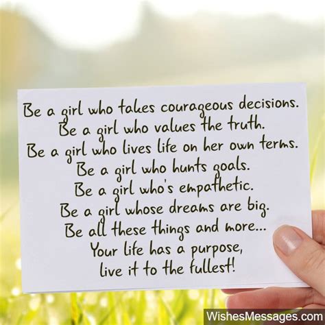 Inspirational Quotes For Girls Motivational Messages For Young Girls