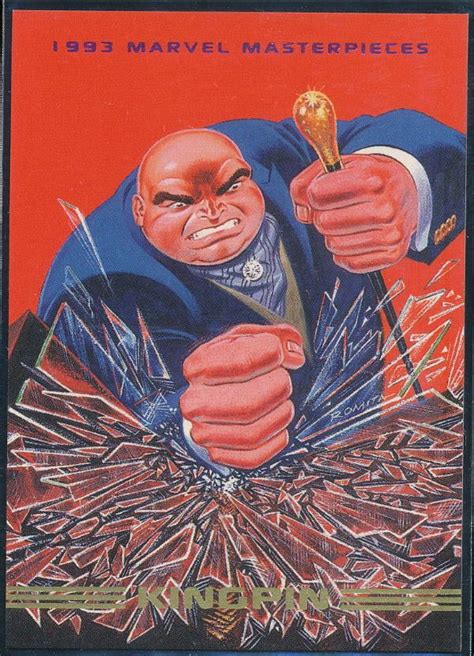 Infinity war.superheroes will join forces to fight thanos, while the fate of the earth and the universe lays in the balance! 1993 Marvel Masterpieces Trading Card #56 Kingpin | eBay