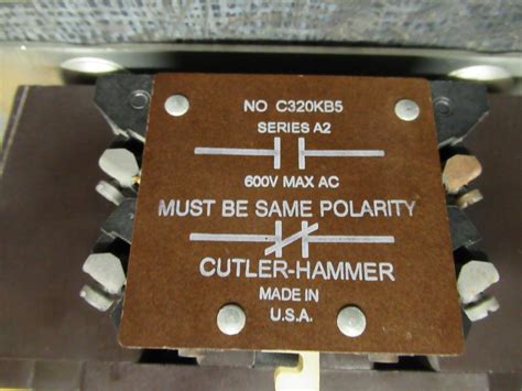 Cutler Hammer Contactor 120a 600v C832jn3 Series B1 Warranty Included