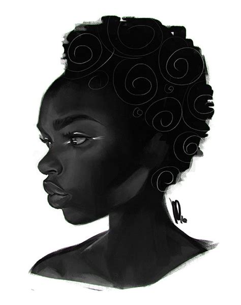Afro Girl Drawing Free Download On Clipartmag