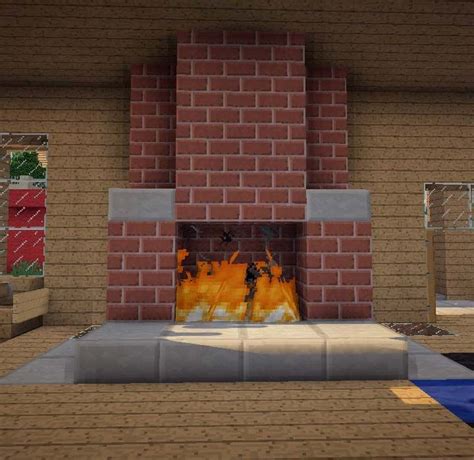 How To Make A Brick Fireplace In Minecraft I Am Chris