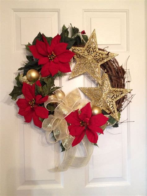 Holiday Star Wreath On Etsy 4500 Holiday Decor Holiday Christmas
