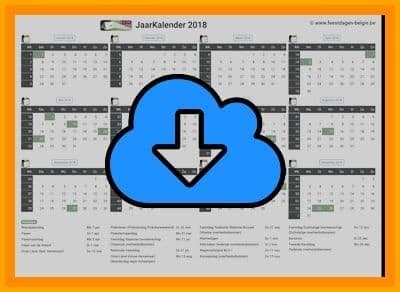 Geeignet für eine vielzahl von anwendungen: Kalenders 2018 Gratis Downloaden en Printen? | Feestdagen ...