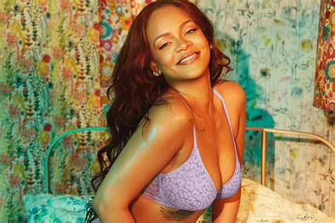 Rihanna Zeigt Ihre Kurven In Einer Neuen Lingerie Kampagne Glamour