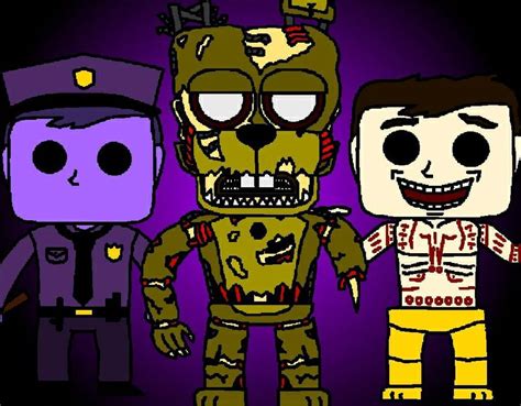 Some William Afton Funko Pops That I Crave Fivenightsatfreddys