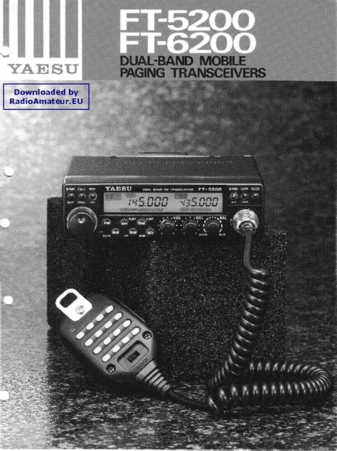 Yaesu Ft60 Manual
