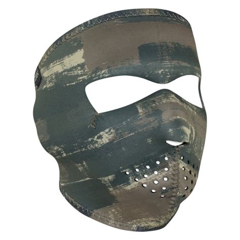 Zanheadgear Wnfm125 Camo Neoprene Full Face Mask Dark Brushed Camo