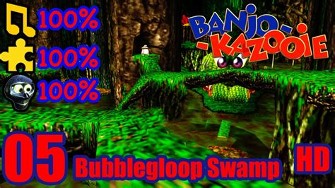 Banjo Kazooie Hd 100 Walkthrough Part 5 Bubblegloop Swamp Youtube