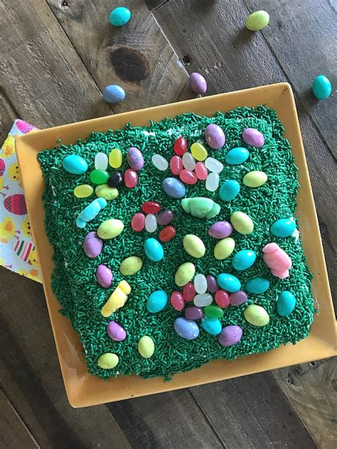 Easter Egg Hunt Cake Pams Daily Dish