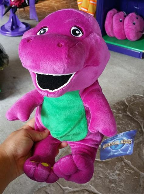 Barney The Purple Dinosaur Universal Studios Large Plush Hedgehogs