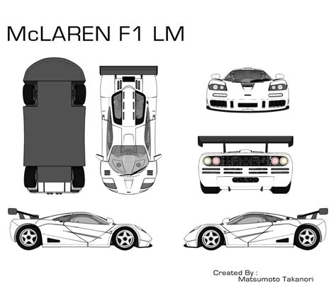 Blueprint Finish Mclaren F1 Lm By Ispmatsumototakanori On Deviantart