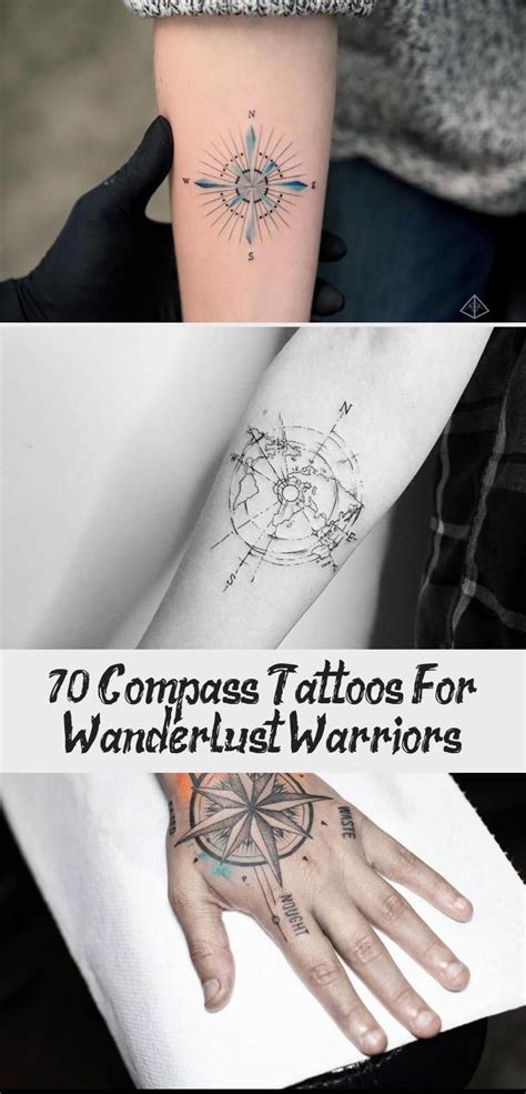 70 Compass Tattoos For Wanderlust Warriors Compass Tattoo Hand
