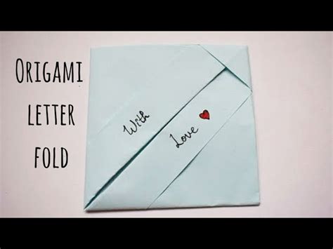 Easy Origami Envelope Diy Letter Folding Ideas Easy Origami Note